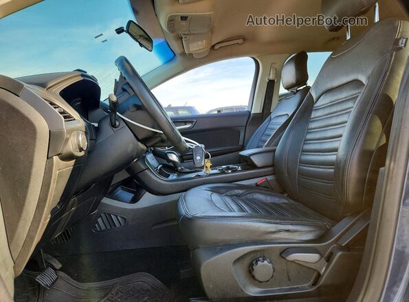2FMPK4G99JBC61420 2018 FORD EDGE Blue წინა სალონის ხედი