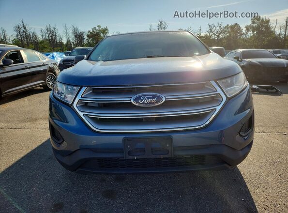 2FMPK4G99JBC61420 2018 FORD EDGE Blue წინა ხედი