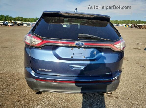 2FMPK4G99JBC61420 2018 FORD EDGE Blue უკანა ხედი