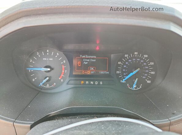 2FMPK4G9XKBC09795 2019 FORD EDGE White Widok zestawu wskaźników