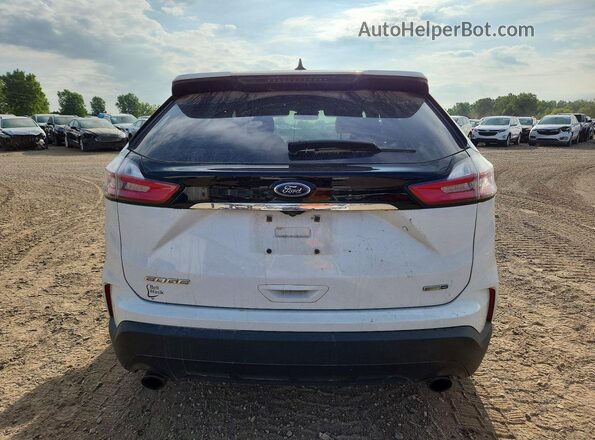 2FMPK4G9XKBC09795 2019 FORD EDGE White Widok z tyłu