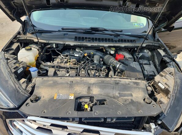 2FMPK4G9XLBB00027 2020 FORD EDGE Black Widok komory silnika