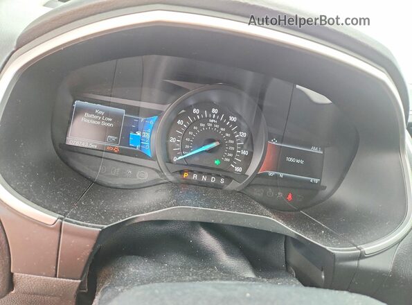 2FMPK4J80GBB88754 2016 FORD EDGE Silver Вид щитка приладів
