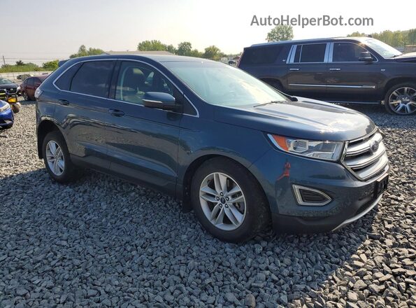 2FMPK4J80GBC64571 2016 FORD EDGE Синий Передняя правая четверть