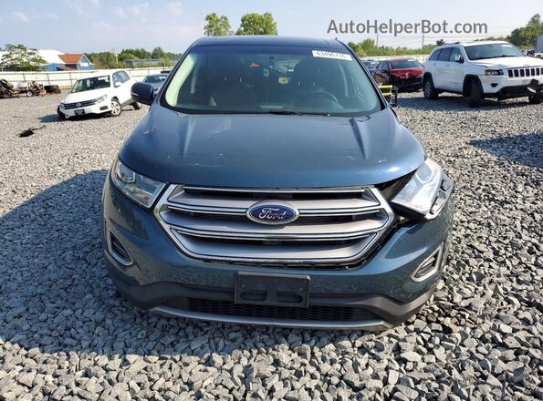 2FMPK4J80GBC64571 2016 FORD EDGE Синий Вид спереди