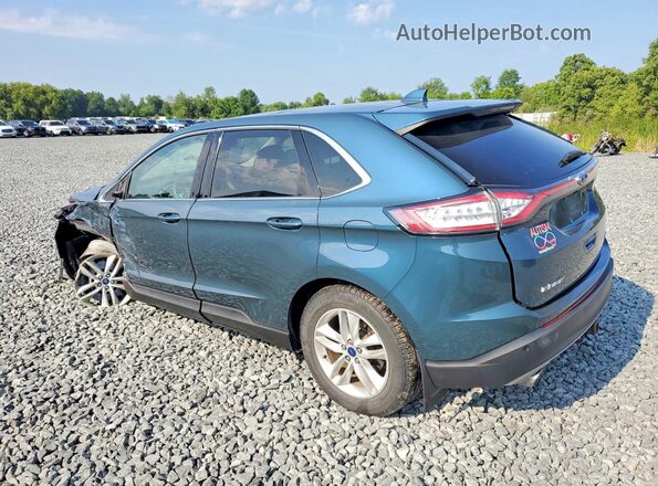 2FMPK4J80GBC64571 2016 FORD EDGE Синий Задняя левая четверть
