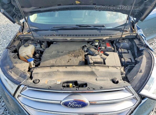 2FMPK4J80GBC64571 2016 FORD EDGE Синий Вид подкапотного пространства
