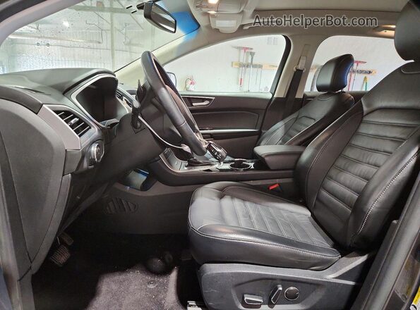 2FMPK4J83GBB47423 2016 FORD EDGE Black Widok wnętrza z przodu