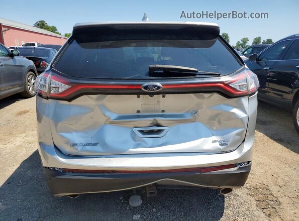2FMPK4J84GBC12585 2016 FORD EDGE Silver Widok z tyłu