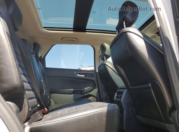 2FMPK4J84GBC12585 2016 FORD EDGE Silver Widok wnętrza z tyłu