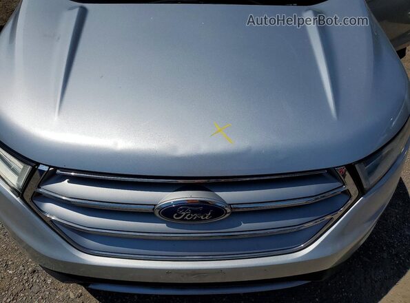 2FMPK4J84GBC12585 2016 FORD EDGE Silver Widok komory silnika
