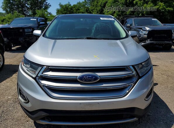 2FMPK4J84GBC12585 2016 FORD EDGE Silver Widok z przodu