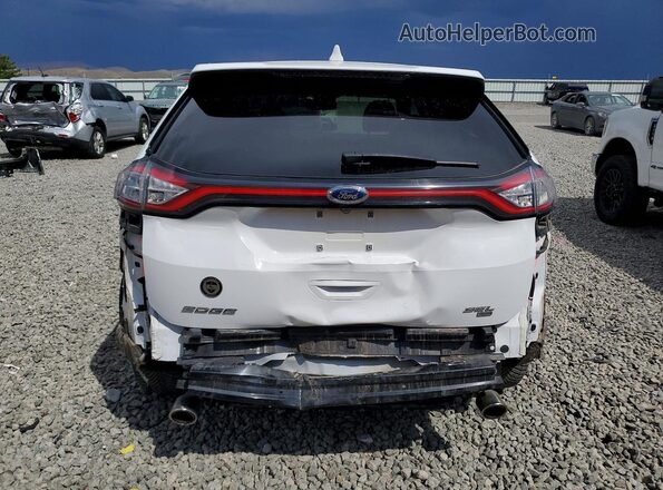 2FMPK4J84GBC21061 2016 FORD EDGE Белый Вид сзади