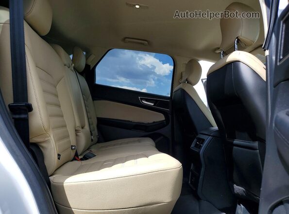 2FMPK4J84GBC21061 2016 FORD EDGE Белый Вид задней части салона