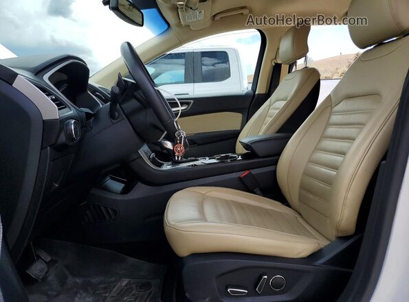 2FMPK4J84GBC21061 2016 FORD EDGE Белый Вид салона спереди