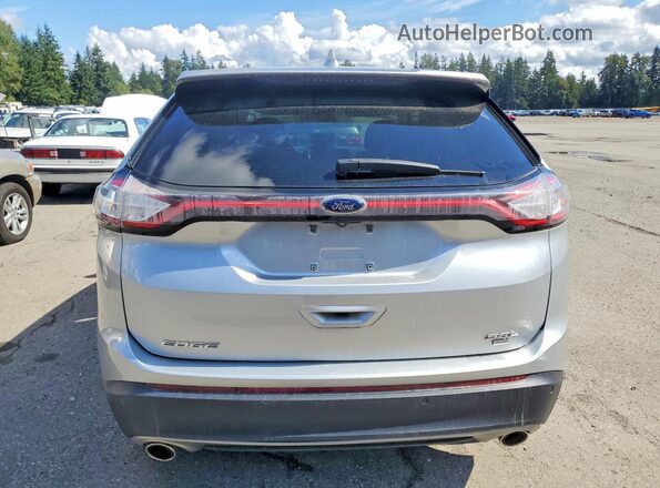 2FMPK4J84JBB81474 2018 FORD EDGE Silver Vista trasera