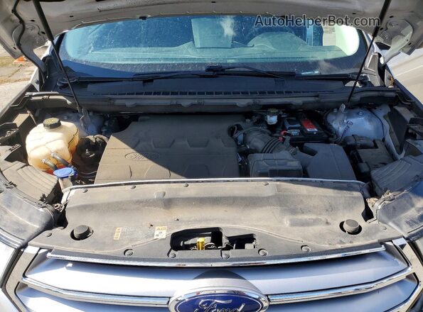 2FMPK4J84JBB81474 2018 FORD EDGE Silver Vista del compartimento del motor