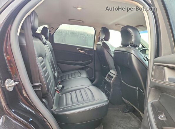 2FMPK4J85GBB44748 2016 FORD EDGE Black Вид задніх сидінь