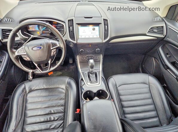 2FMPK4J85GBB44748 2016 FORD EDGE Black Вид панелі приладів