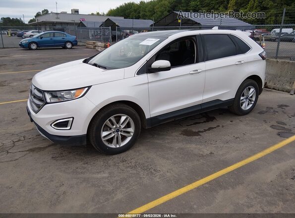 2FMPK4J85HBB01402 2017 FORD EDGE White Przód lewy