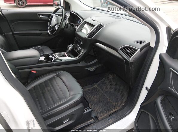2FMPK4J85HBB01402 2017 FORD EDGE White Widok wnętrza z przodu