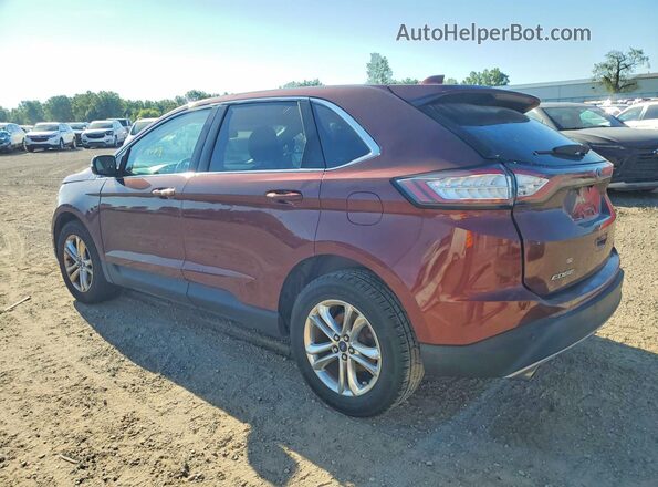 2FMPK4J88GBB55601 2016 FORD EDGE Brown Trasero izquierdo