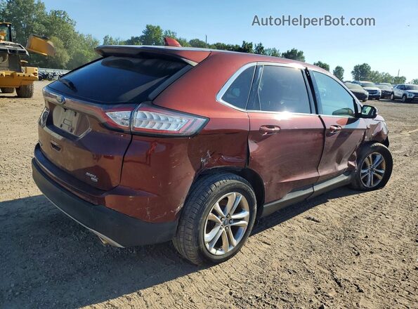 2FMPK4J88GBB55601 2016 FORD EDGE Brown Trasero derecho