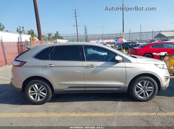 2FMPK4J89JBB72639 2018 FORD EDGE Gold Widok wnętrza z tyłu