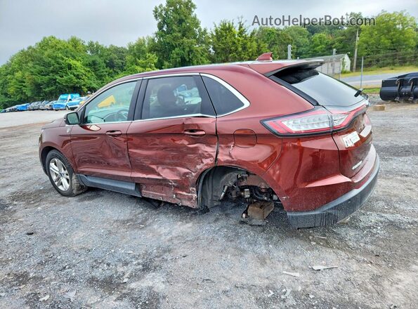 2FMPK4J8XGBC55876 2016 FORD EDGE Burgundy Trasero izquierdo