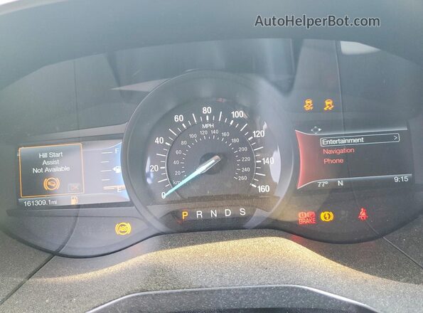 2FMPK4J90GBB60428 2016 FORD EDGE Gray Instrument cluster view