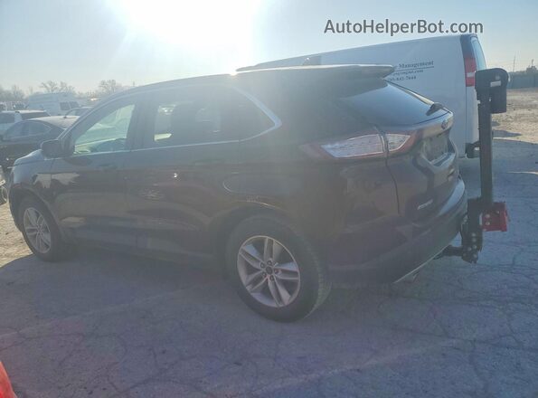 2FMPK4J90HBC30706 2017 FORD EDGE Бордовый Задняя левая четверть