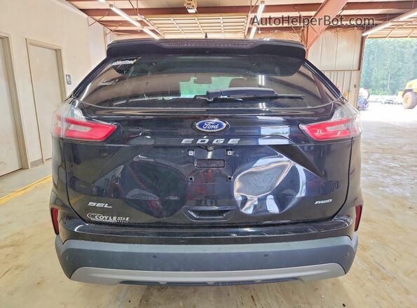 2FMPK4J90NBA52761 2022 FORD EDGE Black Widok z tyłu