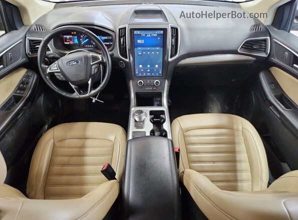 2FMPK4J90NBA52761 2022 FORD EDGE Black Widok deski rozdzielczej