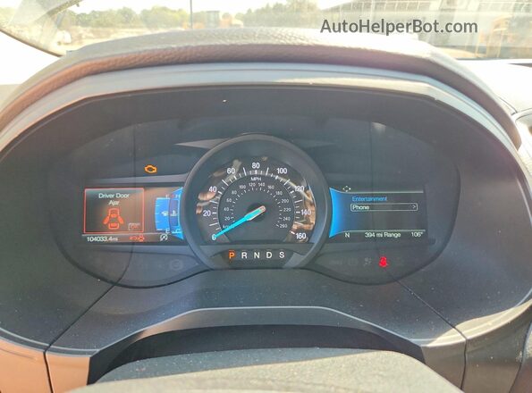 2FMPK4J90RBA55939 2024 FORD EDGE Gray Instrument cluster view