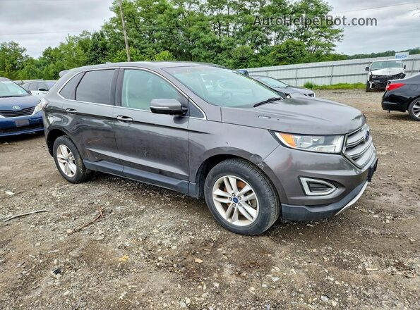 2FMPK4J91GBB04398 2016 FORD EDGE Gray Przód prawy
