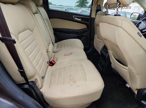 2FMPK4J91GBB04398 2016 FORD EDGE Gray Widok tylnych siedzeń