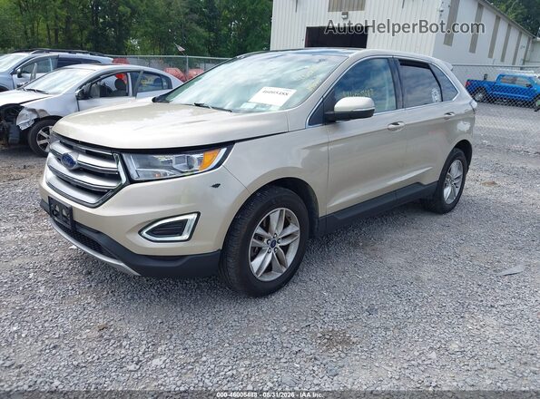 2FMPK4J92HBB60545 2017 FORD EDGE Silver Vista tres cuartos delantera izquierda
