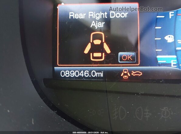 2FMPK4J92HBB60545 2017 FORD EDGE Silver Vista de los asientos traseros