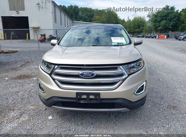 2FMPK4J92HBB60545 2017 FORD EDGE Silver Vista del cuadro de instrumentos