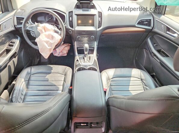 2FMPK4J92JBB28605 2018 FORD EDGE Maroon Առջևի վահանակի տեսք