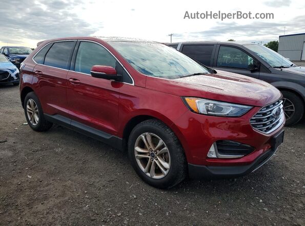 2FMPK4J92KBB48242 2019 FORD EDGE Red Առջևի աջ