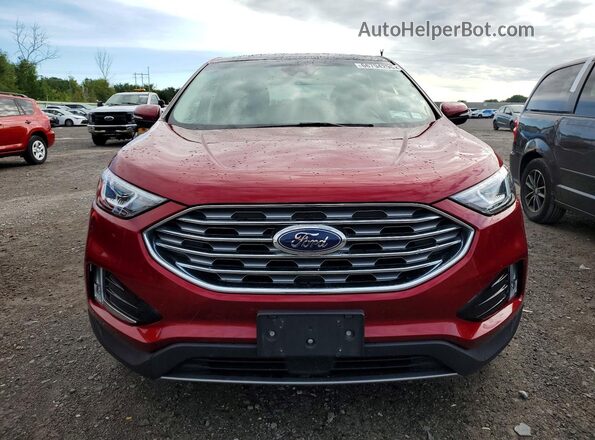 2FMPK4J92KBB48242 2019 FORD EDGE Red Դիմացի տեսք