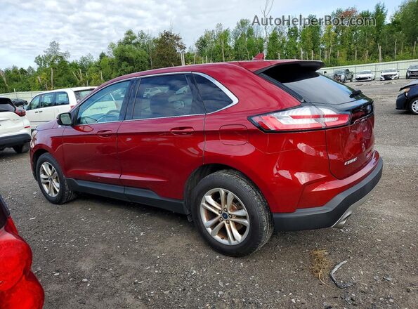 2FMPK4J92KBB48242 2019 FORD EDGE Red Հետևի ձախ