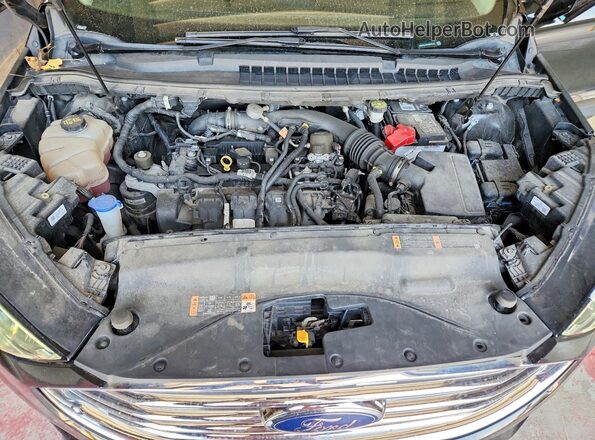 2FMPK4J92KBB90443 2019 FORD EDGE Черный Вид подкапотного пространства