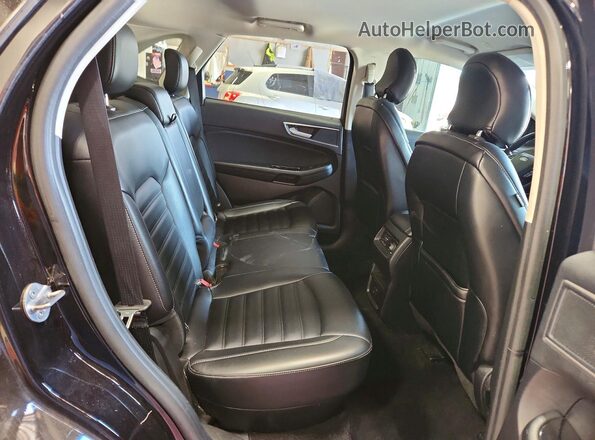 2FMPK4J92KBB90443 2019 FORD EDGE Черный Вид задней части салона