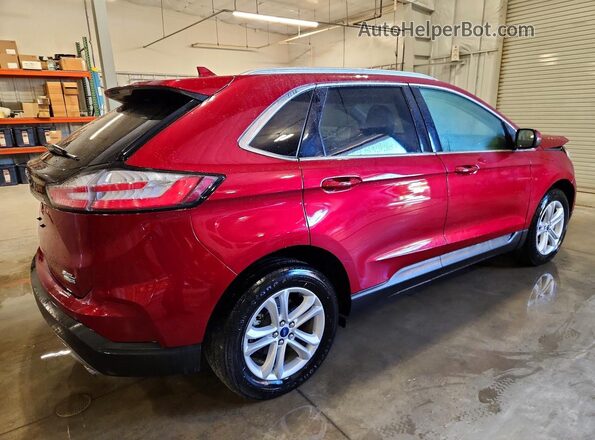 2FMPK4J92KBC21299 2019 FORD EDGE Maroon Հետևի աջ