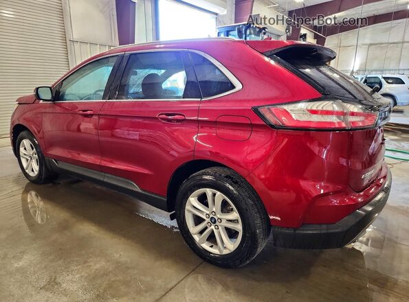 2FMPK4J92KBC21299 2019 FORD EDGE Maroon Հետևի ձախ