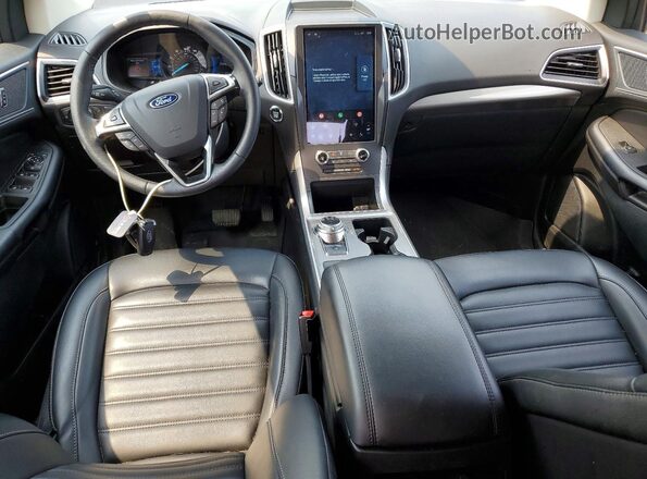 2FMPK4J92RBA61435 2024 FORD EDGE Black წინა პანელის ხედი