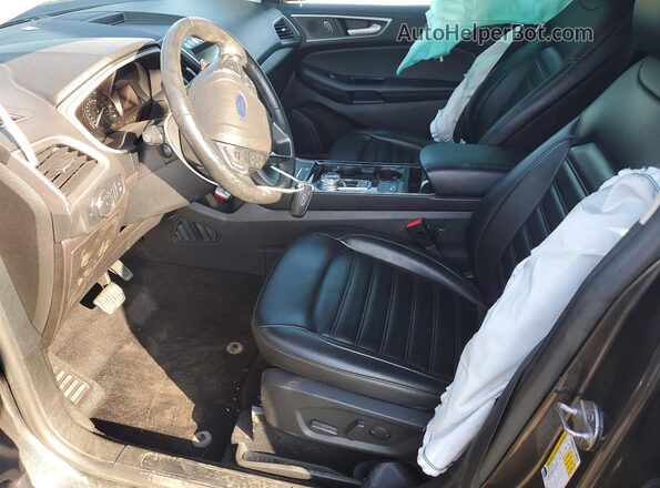 2FMPK4J93LBA32923 2020 FORD EDGE Gray Вид салону спереду