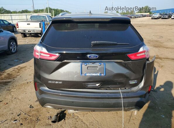 2FMPK4J93LBA32923 2020 FORD EDGE Gray Вид ззаду
